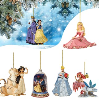 Christmas Disney Princess Pendant Ornaments Acrylic Xmastree Party Hanging Decor