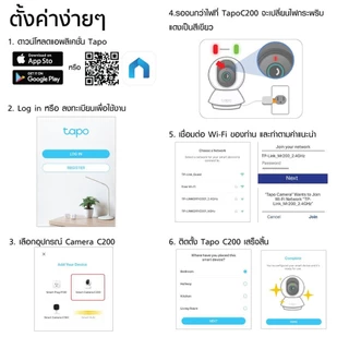 (มีส่งด่วน) TAPO C200C C200 C210 C211 C225 WiFi Camera กล้องวงจรปิด รับประกัน 1-2 ปี