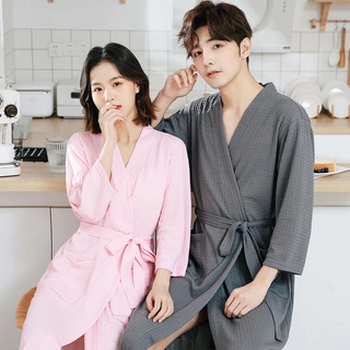 พร้อมส่งจ้า ชุดคลุมอาบน้ำ เสื้อคลุมอาบน้ำ เนื้อหนาราคาพิเศษ สำหรับทั้งชายและหญิง สินค้าพร้อมส่ง M-2XL
