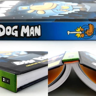Dog man by Dav Pilkey ปกแข็ง Comic Dogmanแนวตลก หนังสือภาษาอังกฤษ การ์ตูน หนังสือเด็ก