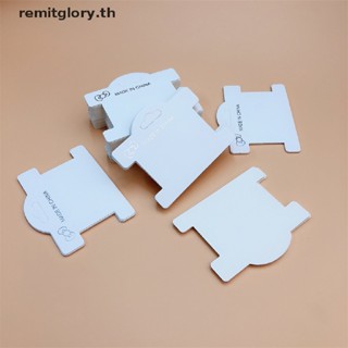 Remitglory กระดาษโชว์กิ๊บติดผม เครื่องประดับ สีขาว 50 ชิ้น