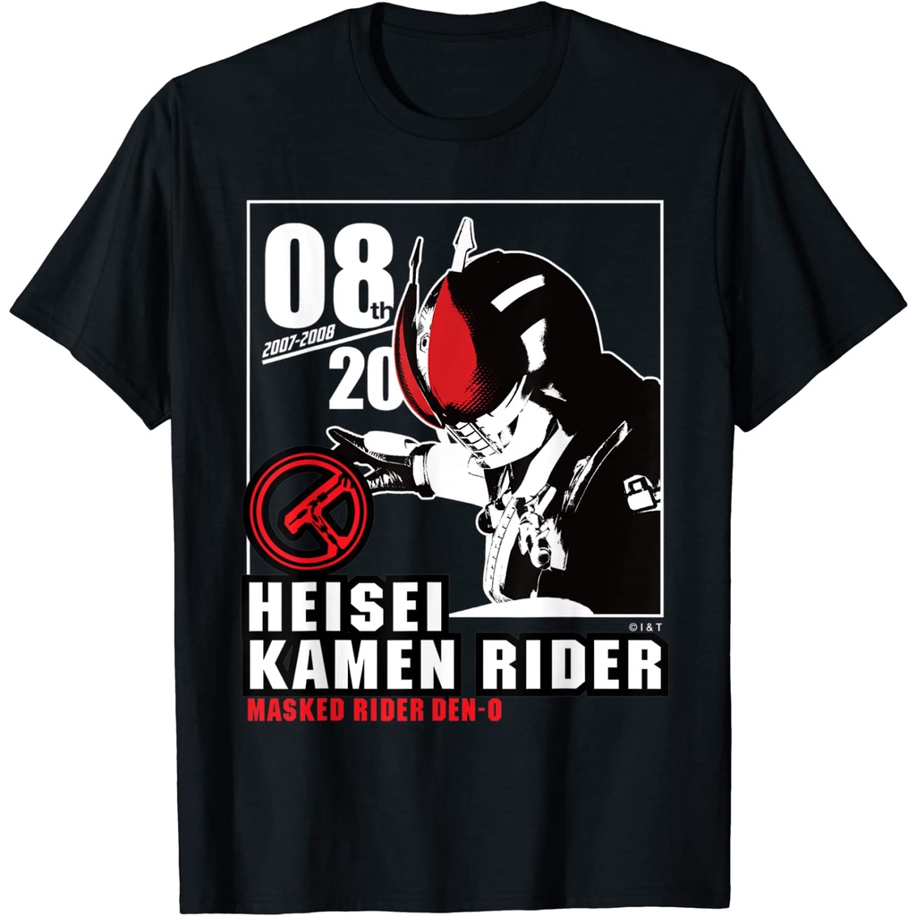 เสื้อยืด Kamen Rider Den-O Heisei Rider Anniversary สําหรับผู้ชายและผู้หญิง
