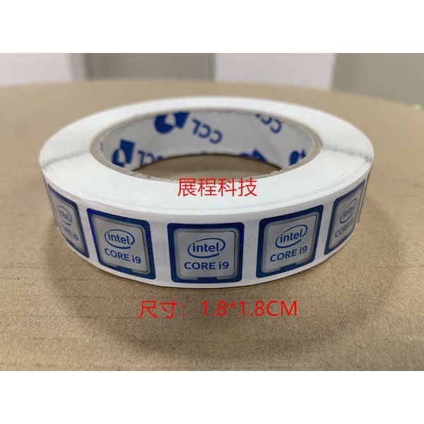 [สติ๊กเกอร์] Laptop 8th Generation cpu i9 Label Sticker core 8th Generation core i3 i5 i7 I9
