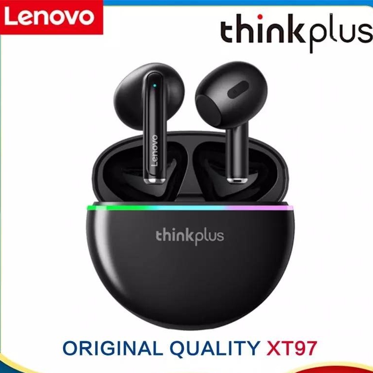 Lenovo รุ่นใหม่ XT97 หูฟัง หูฟังบลูทูธไร้สาย กันเหงื่อ พร้อมไมโครโฟน หูฟังไร้สาย บลูทูธ 5.2