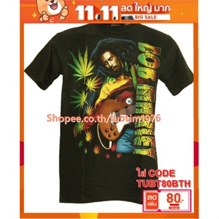 เสื้อวง Bob Marley เสื้อวงดนตรีต่างประเทศ เสื้อวินเทจ บ็อบ มาร์เลย์ TDB6027