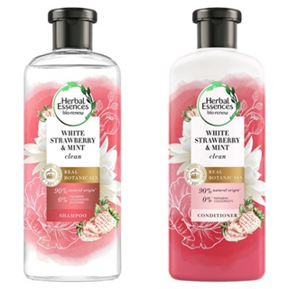 Herbal Essences White Strawberry &amp; Mint Clean เฮอร์บัล เอสเซนส์ ไวท์ สตรอเบอร์รี่ &amp; มิ้นท์ 400 มล.