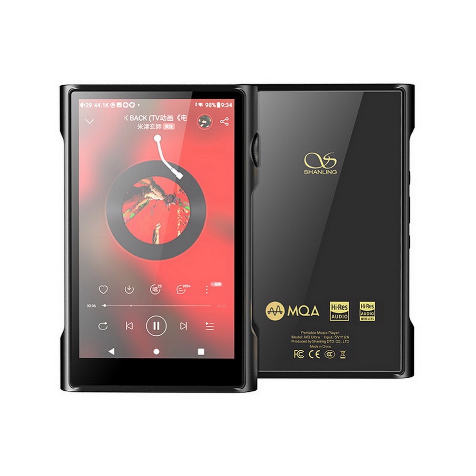 Shanling M3 Ultra DAP เครื่องเล่นเพลงพกพาระดับ Hi-Res สีดำ/เขียว วัสดุแมกนีเซียม-อลูมิเนียมเกรดอากาศยาน