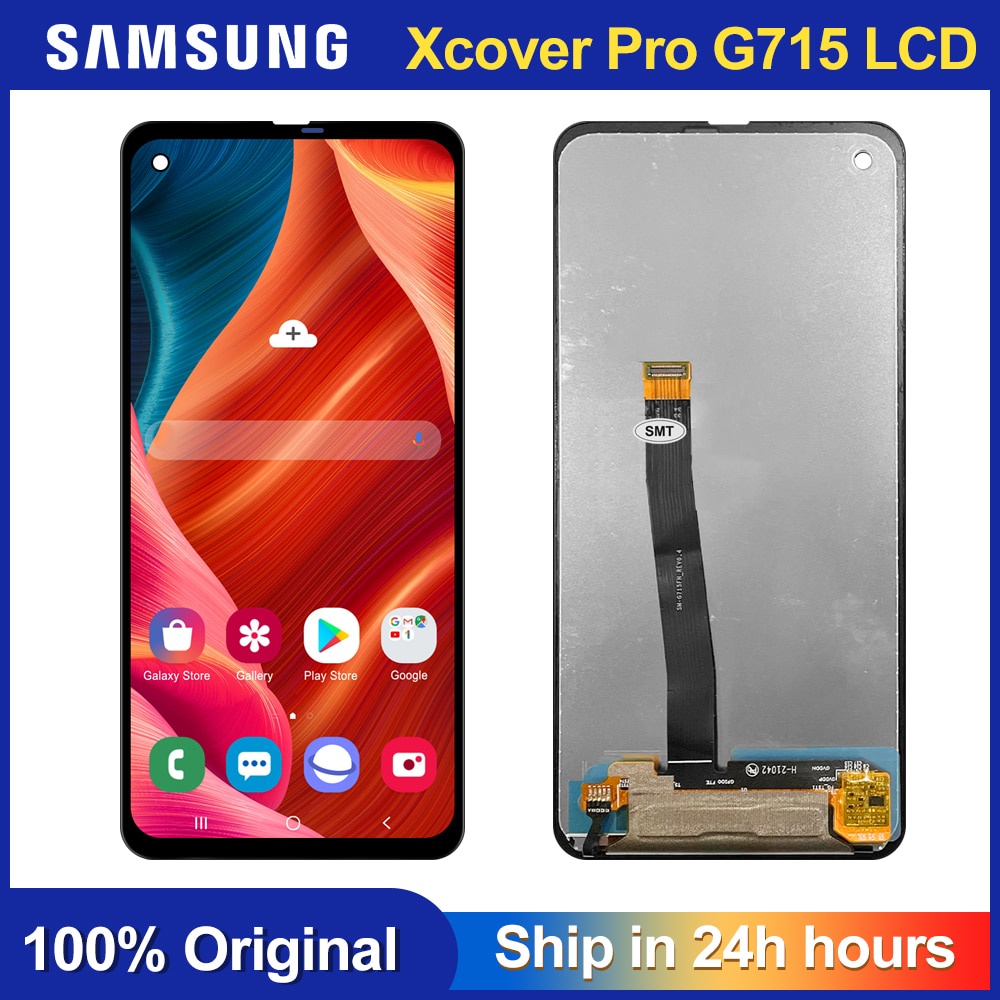 6.3 & 39; & 39 G715 LCD สําหรับ Samsung Galaxy Xcover Pro G715FN จอแสดงผล LCD Touch Screen Digitizer