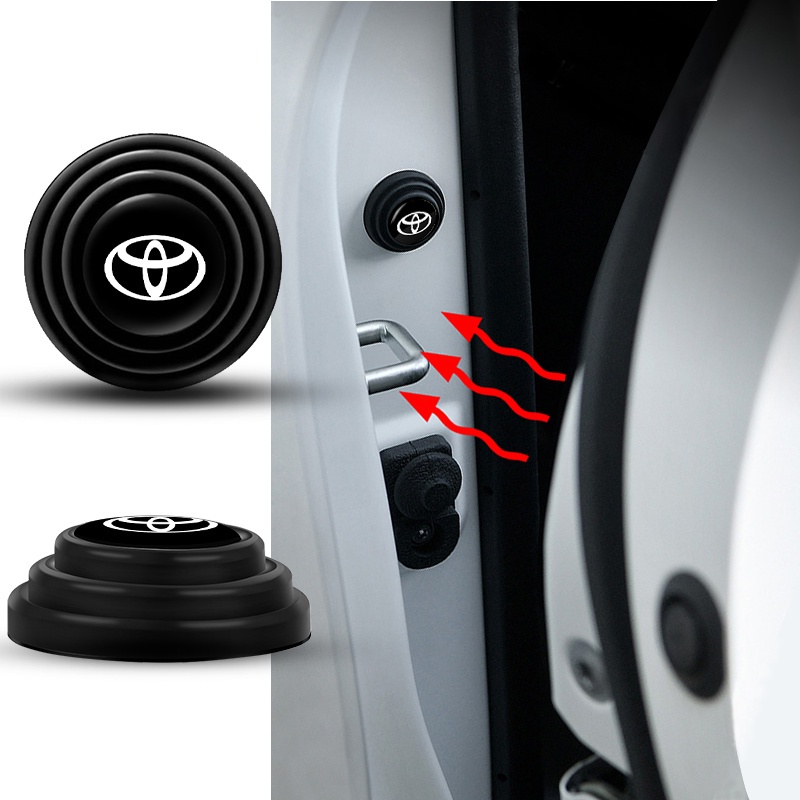 สติ๊กเกอร์ซิลิโคนดูดซับแรงกระแทกประตูรถยนต์ TOYOTA/โตโยต้า 1 ชิ้น