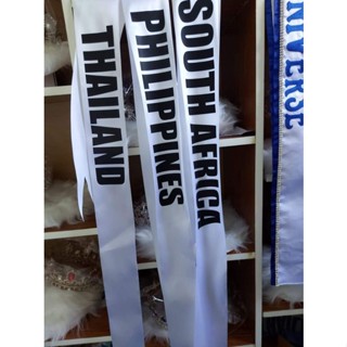 สายสะพายประเทศ Miss Universe Sash