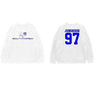 Basic world cup qatar เสื้อกันหนาว สไตล์เกาหลี 2022 jungkook 97