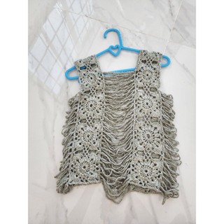 เสื้อถักโครเชต์มือ เด็กอายุ3-6ขวบ ราคา120บาท