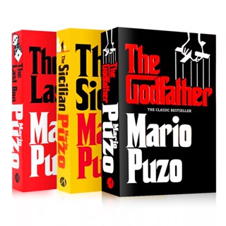 หนังสือนิยายภาษาอังกฤษ The Godfather Maroi Puzo The Last Don The Sicilian ของแท้ สไตล์คลาสสิก สําหรับผู้ใหญ่ มี 3 เล่ม ต่อชุด