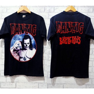 เสื้อยืด ลายโครงกระดูก Danzig