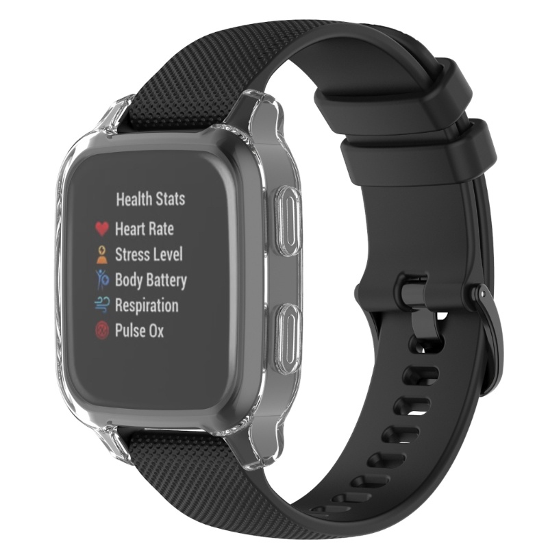 Niki Watch Cover ปกป้องหน้าจอกันชนที่อยู่อาศัยผิวสําหรับ Venu SQ เพลง SQ2 เพลง SQ2