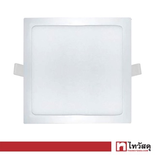 LUZINO โคมดาวน์ไลท์หน้าเหลี่ยม 6 นิ้ว LED 15 วัตต์ Warm White รุ่น PN-JYX0102-15W/WW สีขาว