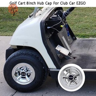 ฝาครอบดุมล้อรถกอล์ฟ 5 ซี่ 8 นิ้ว สําหรับรถกอล์ฟ Club Car EZGO Yamaha 2 ชิ้น