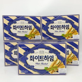 ขนมเกาหลี ช็อกโกไฮม Crown Choco Heim 142g 초코하임 ขนมเวเฟอร์สอดไส้ช็อกโกแลต ครีมเฮเซลนัท