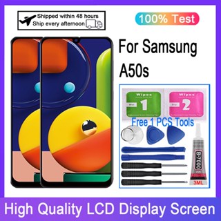 แผงหน้าจอสัมผัส LCD แบบเปลี่ยน สําหรับ Samsung Galaxy A50s A507 SM-A507F SM-A507FN SM-A5070