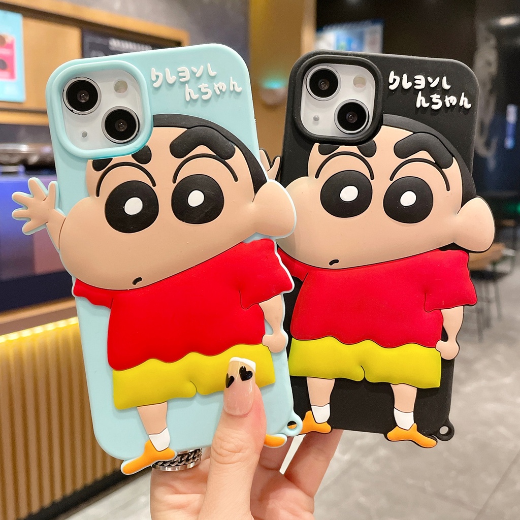 สําหรับ iphone 15 14 13 12 11 pro x xr xs max 3D xiaoxin เคสซิลิโคน