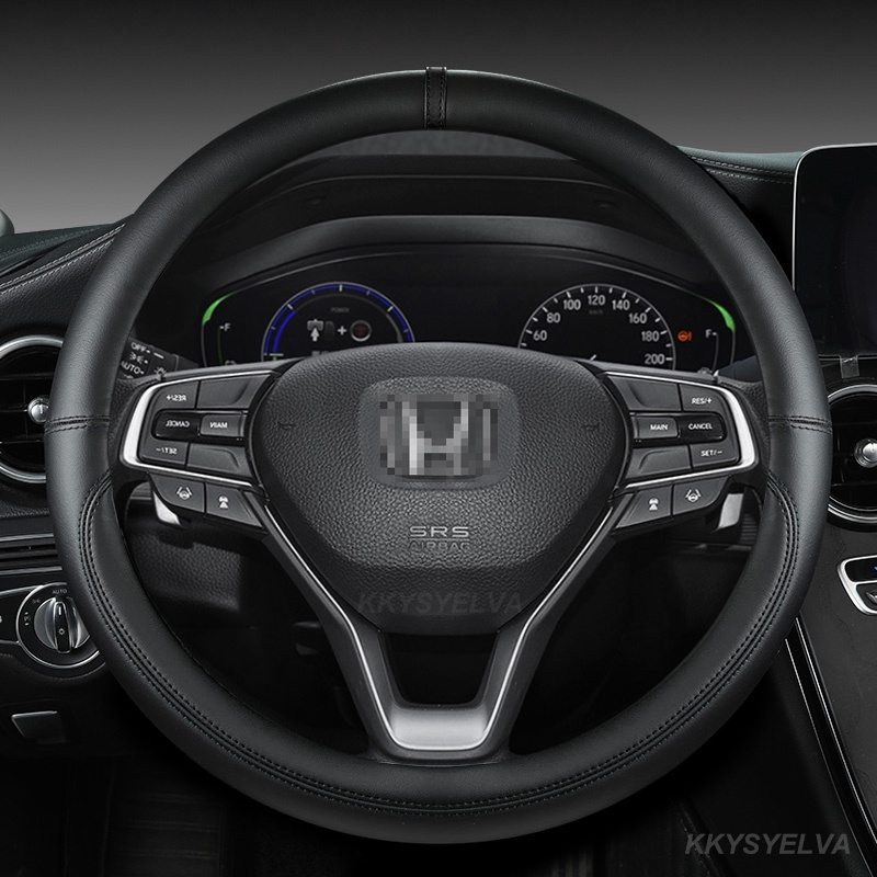 ปลอกหุ้มพวงมาลัยรถยนต์ 38 ซม. 15 นิ้ว สําหรับ Honda Passport Pilot MR-V Vezel HR-V XR-V WR-V Acty Freed Jade Mobilio Odyssey Stepwgn