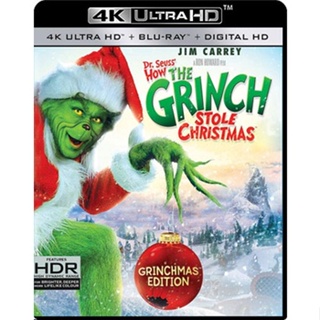 4K UHD หนัง How the Grinch Stole Christmas เดอะกริ๊นช์ ตัวเขียวป่วนเมือง