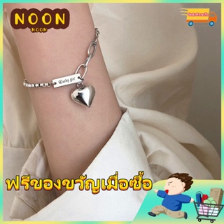 ※NOON※ สร้อยคอโซ่สั้น จี้รูปหัวใจ ขนาดเล็ก เครื่องประดับ แฟชั่นสําหรับผู้หญิง 2022