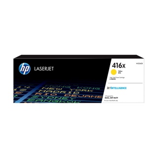 หมึกพิมพ์แท้ HP 416X Yellow-สีเหลือง LaserJet Toner Cartridge(W2040X)