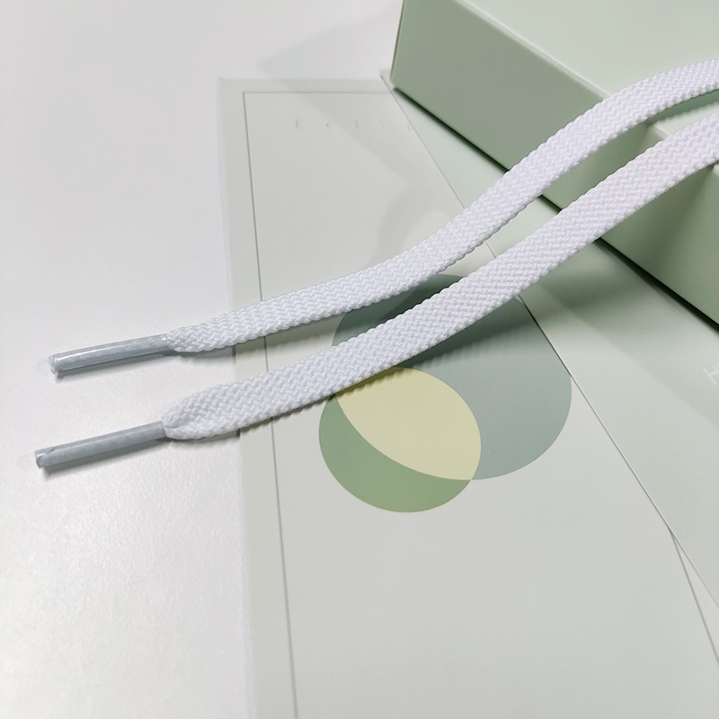 [Saclan] เชือกผูกรองเท้า แบบแบน สีขาว สําหรับ NB327 New Balance 997 Gray 990 996 New Balance 998 Yua