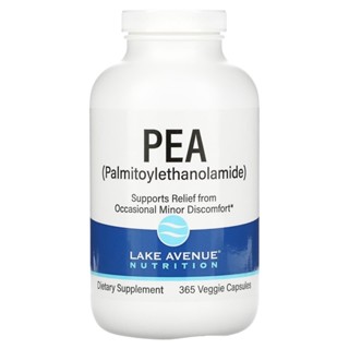 พร้อมส่ง🇺🇸 Lake Avenue Nutrition, PEA (Palmitoylethanolamide), 600 mg Per Serving, 30 ,90 ,365 Veggie Capsules