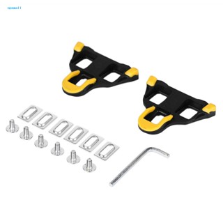 &lt;spemall&gt; 2 Pcs Road Bike Cycling Self-locking Pedal Cleats Set Outfits For Shimano