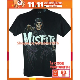 เสื้อวง Misfits เสื้อวงดังๆ วินเทจ เสื้อวินเทจ มิสฟิตส์ MIF1242