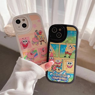 เคสโทรศัพท์มือถือหนัง ลาย patrick star spongebob น่ารัก สําหรับ IPhone 14promax 14 13promax 13 12 11