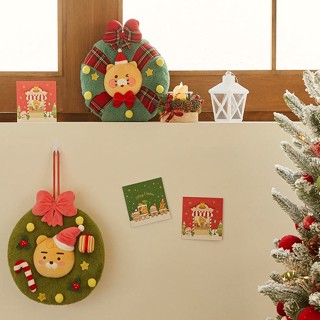 🎀【พร้อมส่ง】 KAKAO FRIENDS Secret Christmas Ryan Choonsik Wreath doll