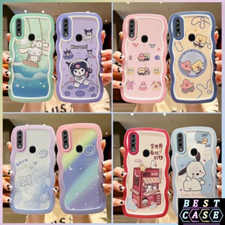 เคส Oppo A31 เคสโทรศัพท์การ์ตูนน่ารัก Oppo A3s A12e A9 F11 A53 A33 A31 A9 A5 2020 Tpu เคสนิ่ม กรอบคลื่น เคสโทรศัพท์ใส