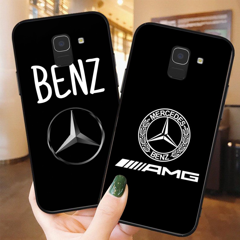 เคส Samsung j6 2018 / ss j6 plus / ss j6+ / ss a8 2018 / ss a8 plus 2018 พร้อมโลโก้ mec cedes พิมพ์,