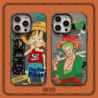 เคสโทรศัพท์มือถือ ลายการ์ตูนวันพีช ลูฟี่ โซโร สําหรับ iphone 14 Pro Max i14 plus 13 Pro Max i13 13pro 11 Pro Max i11 12Pro 12 Pro Max
