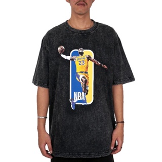 oversize T-shirt เสื้อยืด NBA OVERSIZE ของแท้ S-5XL