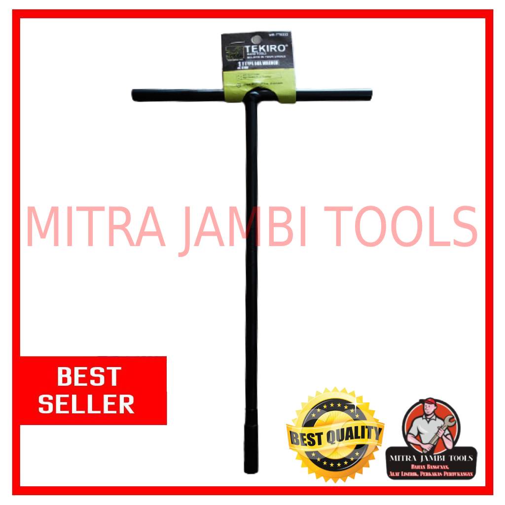 TEKIRO 8MM BLACK LONG SOCK T-WRENCH