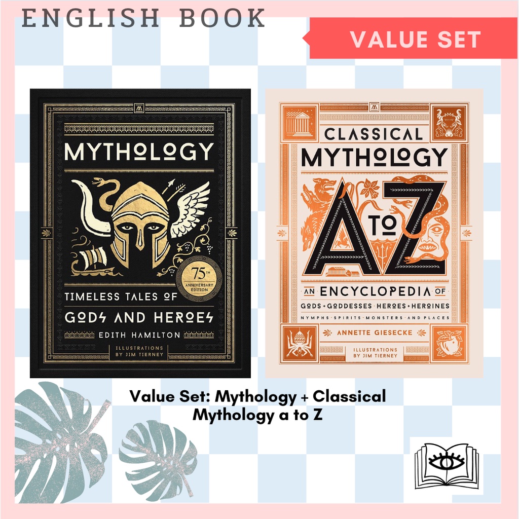 [Querida] Set: Mythology 75th Anniversary Illustrated Edition + Classical Mythology a to Z [Hardcove