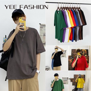 YEE Fashion  เสื้อยืด เสื้อ ผู้ชาย เสื้อเชิ้ตแขนยาวลําลอง ทรงหลวม ขนาดใหญ่  ระบายอากาศได้ดี แฟชั่นฤดูร้อน สวยงาม High quality ins ทันสมัย YEE22112603 37Z230910