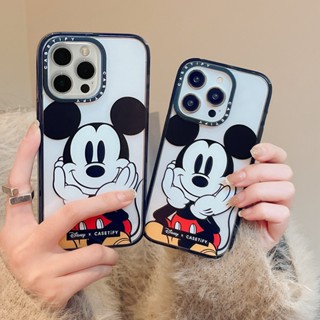 ของแท้ CASETiFY เคสโทรศัพท์มือถืออะคริลิค PC แข็ง ลายการ์ตูนมิกกี้เมาส์ สําหรับ iPhone 14 14Pro 11 12 13 Pro Max