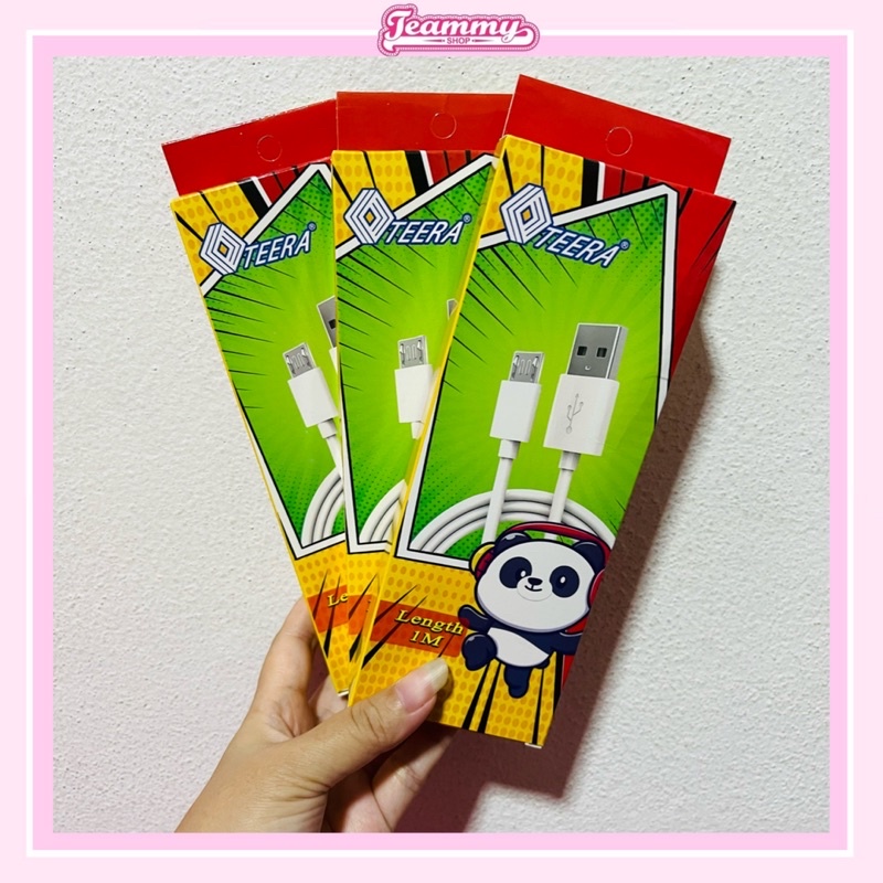 [พร้อมส่ง🚚] สายชาร์จเร็ว TEERA Micro Cable - USB / Fast Charge