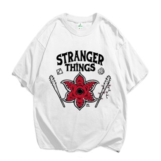 เสื้อยืด ขนาดใหญ่ พิมพ์ลาย Stranger Things