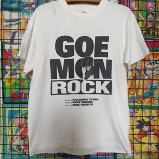 เสื้อยืดมือสอง Japan GOEMON ROCK  Size M-L.อก21.5/ยาว28