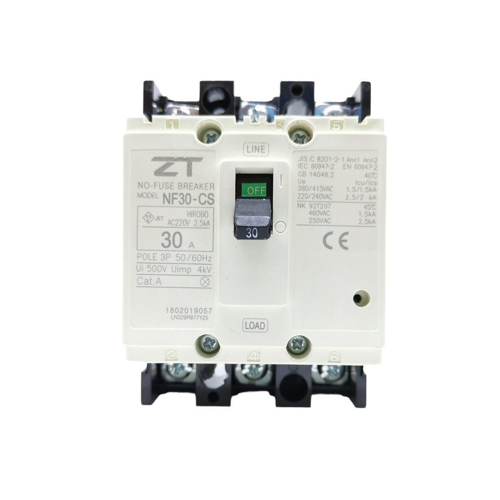 เบรกเกอร์ Breaker เบรกเกอร์ 3เฟส NF30CS 3P 3A,5A10A,15A,20A,30A