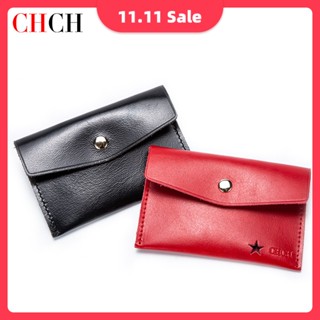 CHCH Color Luxury Leather Fashion Slim Minimalist Wallet Credit Card Holder ID Card Holder Bank Multi Slot Cardl