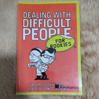 หนังสือภาษาอังกฤษพัฒนาตนเอง/Dealing with Difficult People for RookiesBook by Frances Kay(มือสอง)