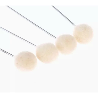พู่กันทาสี/แปรงจุ่มสี/แปรงใยสังเคราะห์กลม/Wool Ball brush