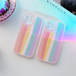 เคส Samsung A03 CORE A03S A10S A20S A21S A13 A23 A53 A32 A73 A72 A52 A22 A12 A20 A30 A50 A50S A30S A31 A51 A71 A70 S20 FE S21 FE S22 Plus S22 Ultra m62 m31 m23 เคสโทรศัพท์สีรุ้ง